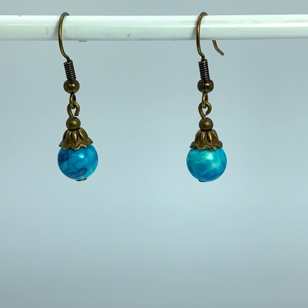 21138 ⭐️Blue Rainbow earrings⭐️